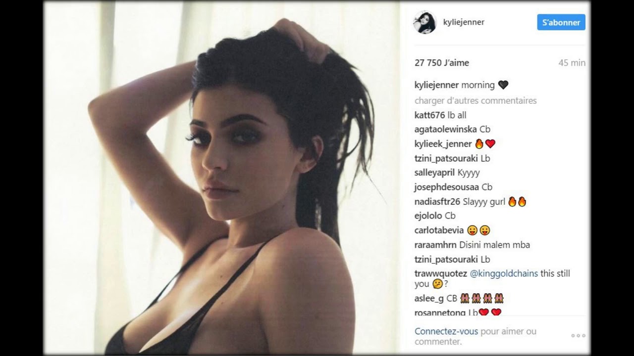 Kylie Jenner enceinte : elle dévoile son impressionnante poitrine sur Insta...