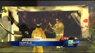 5 homes burn from grass fire in Fairfield