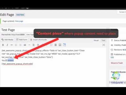 Modal/Popup Content tutotial - Part 1