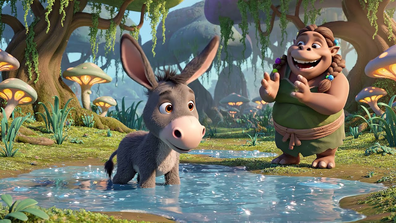 Shrek Baby Donkey Hid Under a Mud Pile 🟤 | Kids Story & Fun Animation