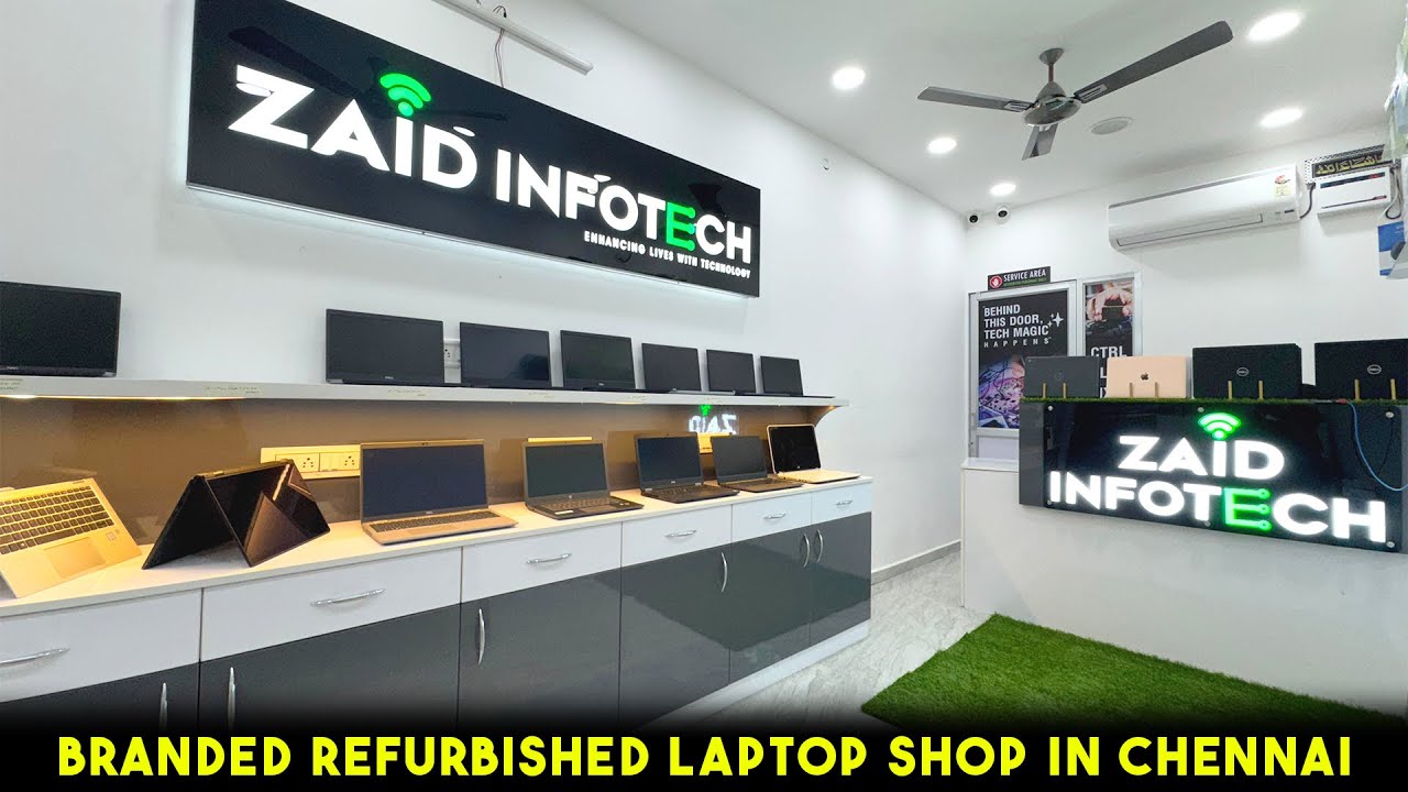 🔥 Best Branded & Refurbished Laptop Shop in Chennai | Zaid Infotech | Budget to Premium!