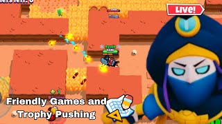 Teophy Pushing & Mini Games With Subscribers | Brawl Stars Live