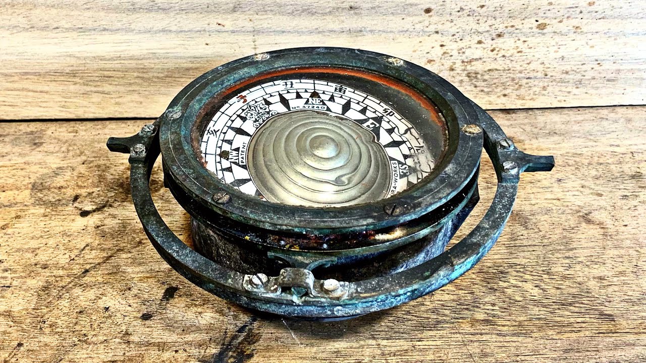 Antique Ship Compass Restoration 