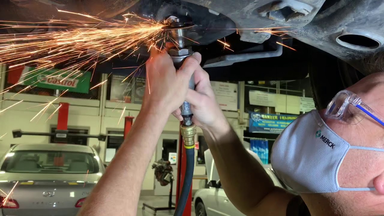 How to remove a rounded drain plug YouTube