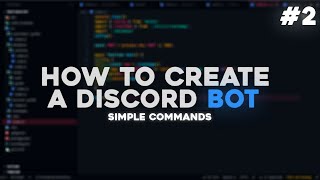 discord v13 bot series - EP1 simple commands