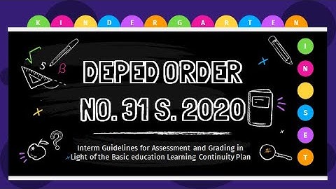 DEPED ORDER 31 S 2020