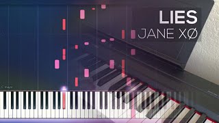 Jane XØ - Lies | Alan Li | Piano Cover | Piano Tutorial