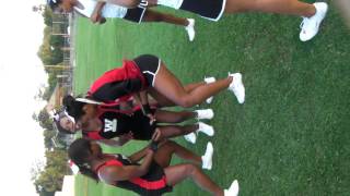 WHS varsity cheerleaders at NCA camp
