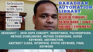 Selenium WebDriver Frameworks Java (OOPS) Maven GIT Github Jenkins POM Online Training - Session 7