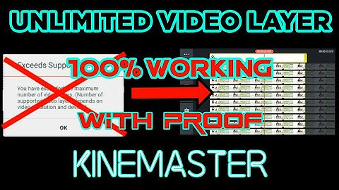 kinemaster mai unlimited layer kaise laye | #kinemaster | hidden setting | 2021