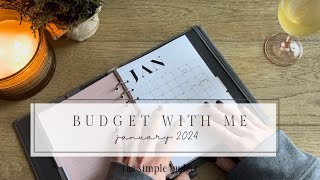 january 2024 budget | budget with me | dave ramsey inspired | family budget | zero based budget