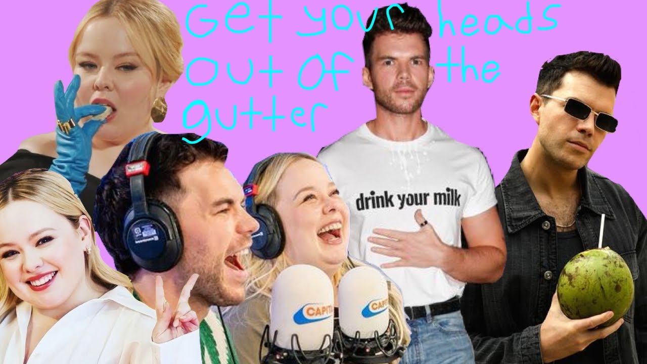 Nicola Coughlan and Luke Newton Being Dirty Minded Little Stinkers