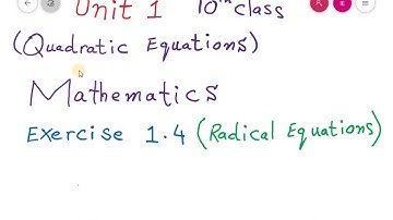 10th class math unit exercise 1.4  q 1 , 2