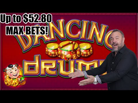 Dancing Drums - Up to $52.80 Max Bets - Circa Hotel & Casino - Jackpot Hand Pay