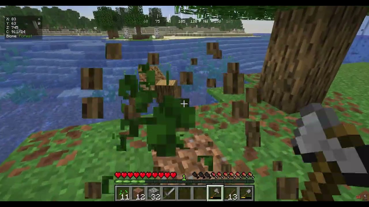 Minecraft Hard mode building a house, in hard mode as long as talking just talking!