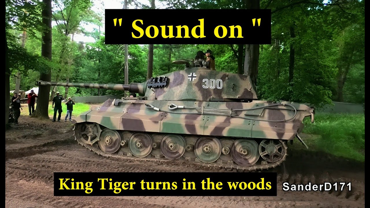 Militracks 2025 - King Tiger turns in the woods ( "SOUND ON" )