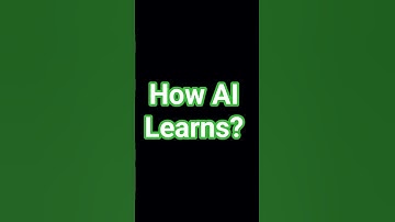 How AI Learns: Explained in 60 Seconds!  #ai #machinelearning