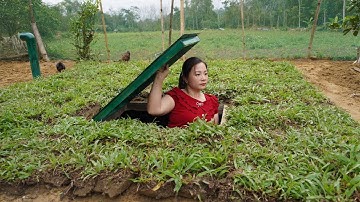 Full video TIMELAPSE : The Journey of Building Underground BOONG-KE - Build Secret Tunnel Bunker