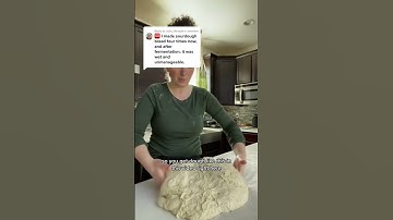 Why is Your Sourdough Dough Sticky? #howtomakesourdough