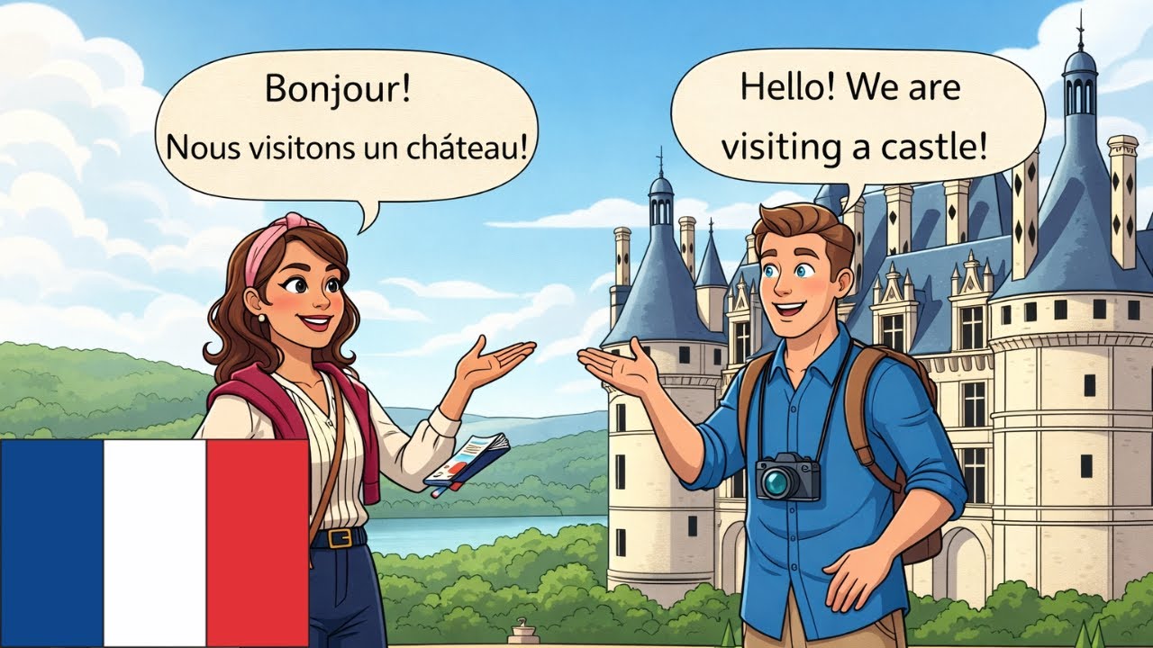 French for Americans | Visiting a Castle in France (Slow Travel Conversations)