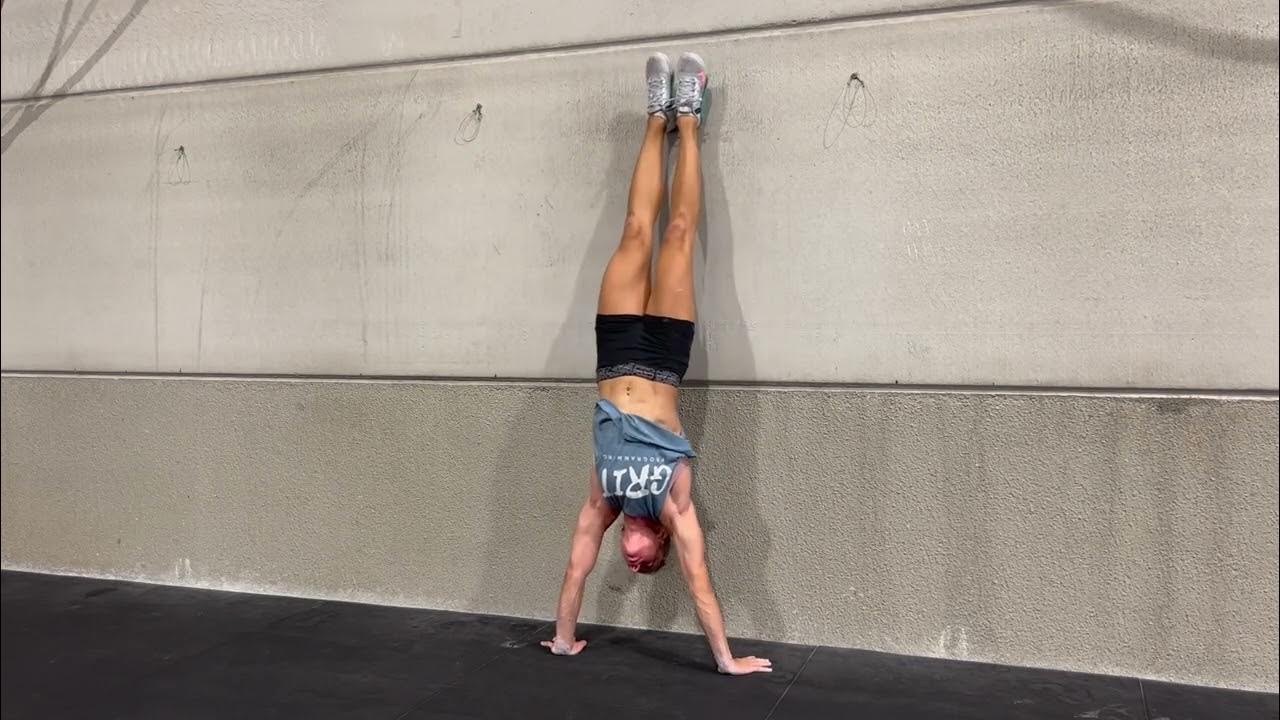 Back To Wall Handstand Weight Shifts YouTube