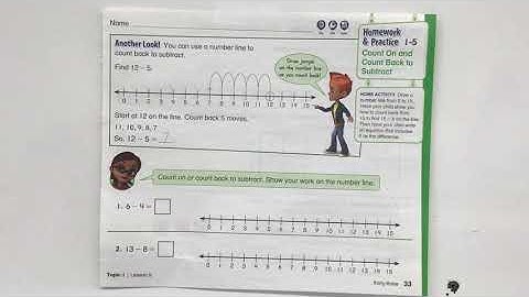 2nd grade math homework 1-5