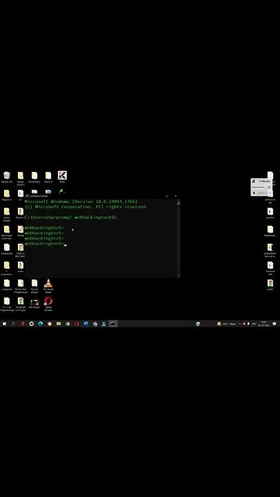 How To Change Command Prompt Title and Prompt Name | cmd tricks # ...