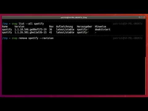 How to delete old snap packages in Ubuntu Linux