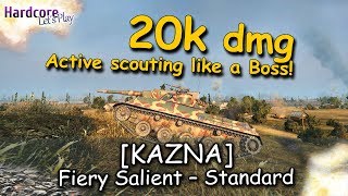 WOT: [KAZNA] Active scouting like a Boss on Prokhorovka, 20k+ assist damage