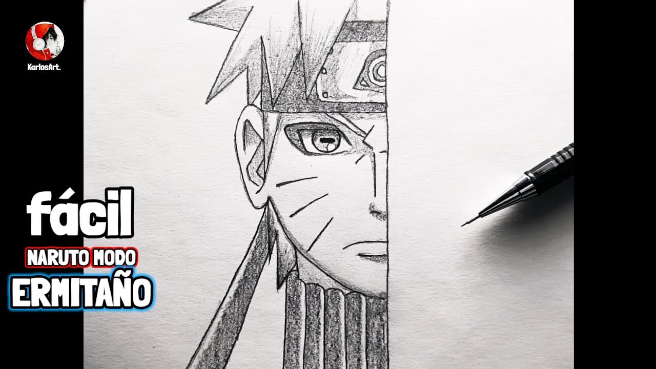 Cómo Dibujar A NARUTO | PASO A PASO FACIL A LAPIZ / how to draw Naruto  Shippuden / anime - thptnganamst.edu.vn