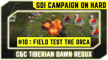 Command & Conquer Tiberian Dawn Redux - GDI Mission 10 - Field Test The ORCA (Slovenia) [1080p]