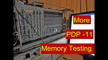 PDP11 memory testing part 2 -  More memory, Scripting language, and other stuff