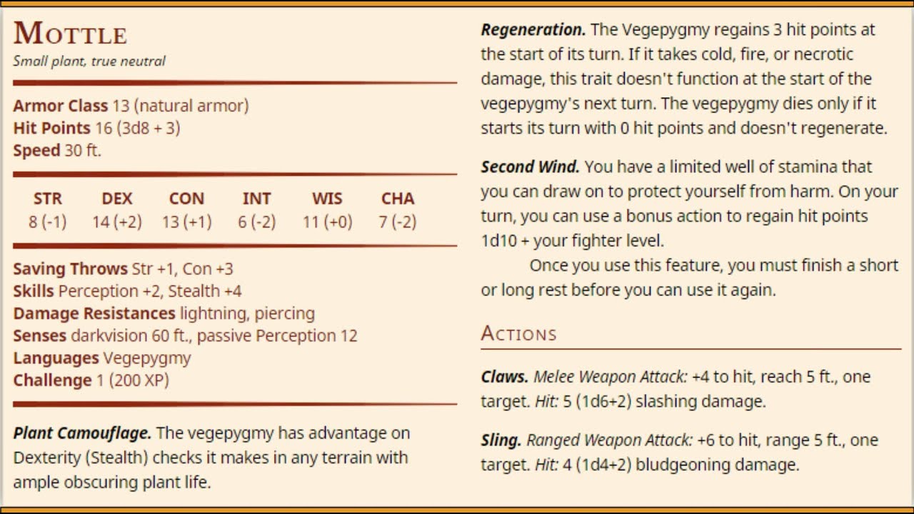 d&d monster maker 5e