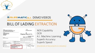 AI AUTOMATION IN SHIPPING/LOGISTICS: Extract Data from Bill of Lading | 3 Hrs of Work in 5 Min
