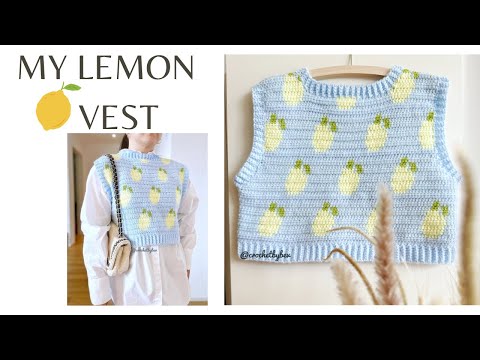 CROCHET MY LEMON VEST | CROCHET BY BEV