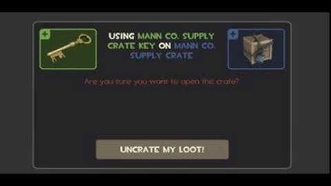 tf2 crate simulator - unboxing an unusual on first go