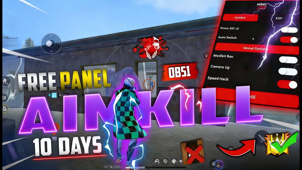 FREE FIRE PC PANEL OB52 🎯 AIMKILL MAX FLY PANEL | EVERY DAY FREE AIMKILL FOR ALL SERVER SAFE ✅