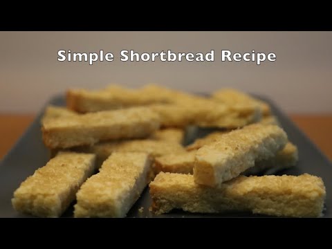 Simple Shortbread Tutorial | Homemade - YouTube