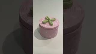 DIY PAPER STRAWBERRY BOX TUTORIAL 🍓 | #cure #aesthetic #fyp #viral #travel #exoplore #tutorial