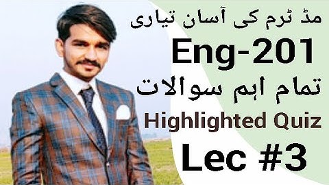 Eng201 Lecture 3|VU short lectures by Amir|Writing Resume (CV)|CStudy with Amir