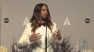 Jared Leto makes one correction to his Oscar Acceptance Speech