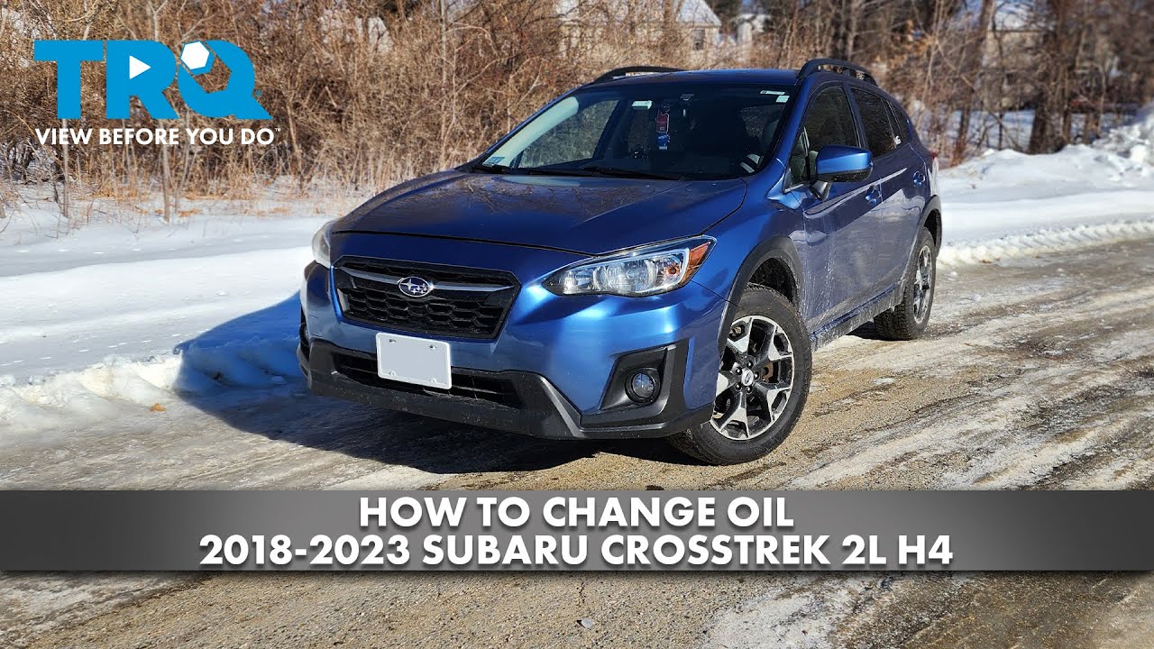 2018 Subaru Crosstrek Oil Capacity