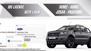 Programming TCM Ford Ranger - IDS Ford V132.04 ( Auto Login )