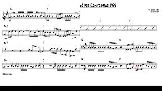 Que Se Chama Amor  S Pra Contrariar 1993 tenor Sax Bb sheet 