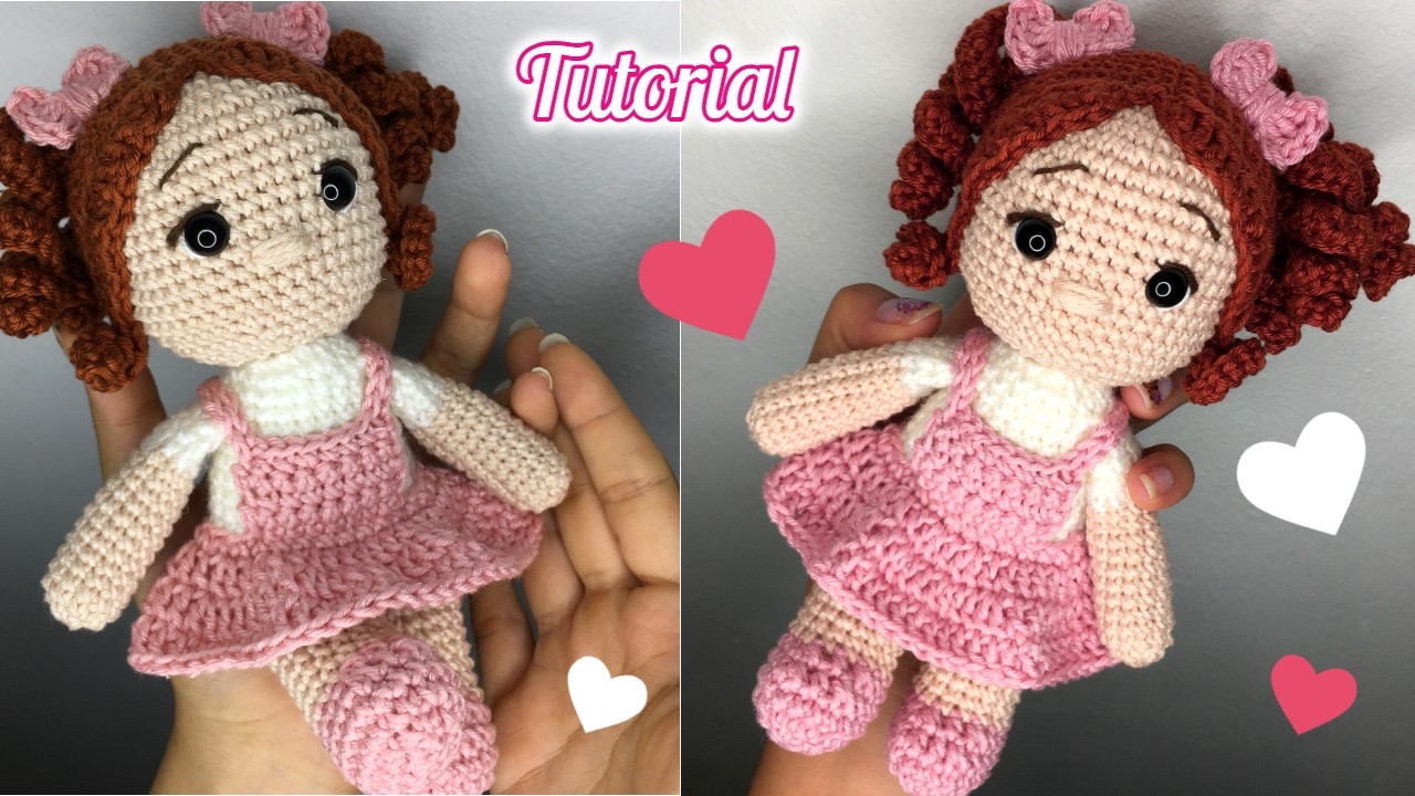 Вязаная кукла амигуруми Алана 2/2