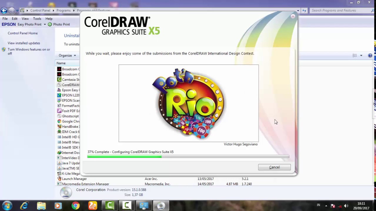 Cara Uninstal Aplikasi CorelDRAW  pada windows YouTube