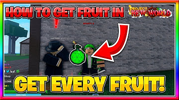 How to Get Every Fruit In Project New World | How To Get Any Fruit In Project New World | Devil