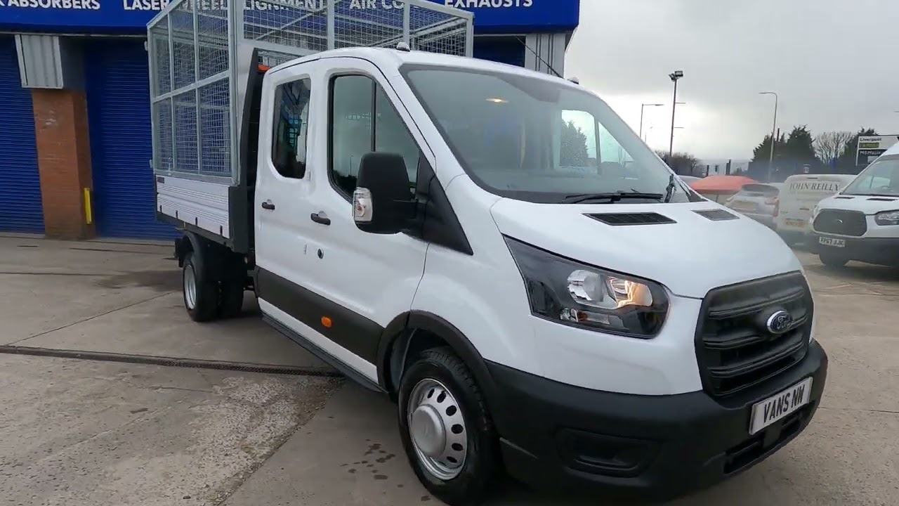 Brand New Ford Transit Crew Cab Caged Tipper