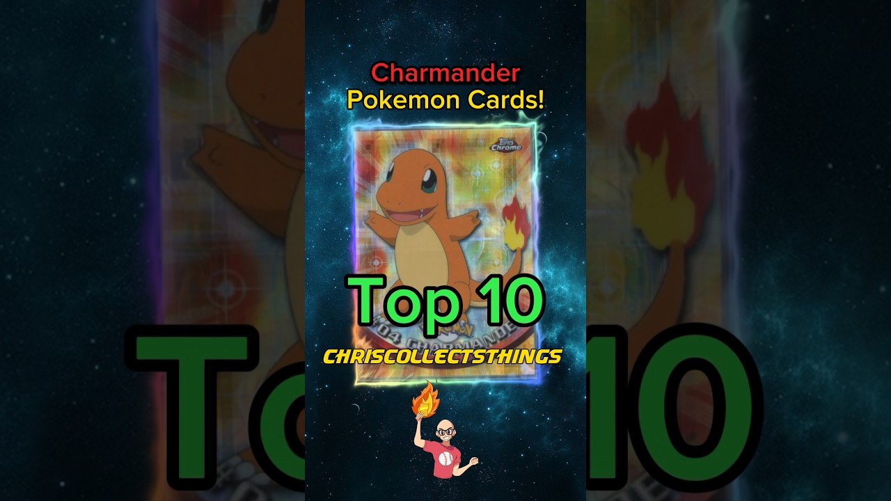 Top 10 EXPENSIVE Charmander Pokémon cards 🔥 