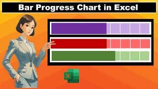Bar Progress Chart in Excel  | Excel Dashboards | Excel Charts | Excel Tutorial